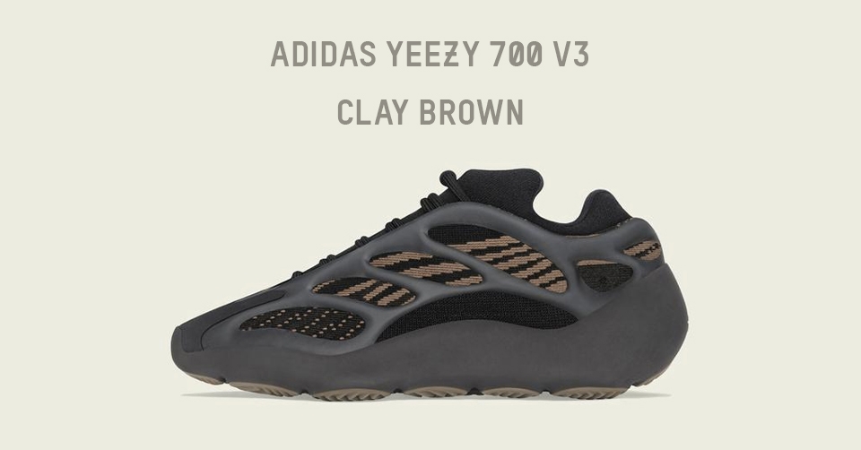 De adidas Yeezy 700 V3 verschijnt in een winterse 'Clay Brown' colorway
