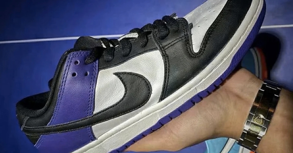 Foto's van de Nike SB Dunk Low 'Court Purple' duiken op