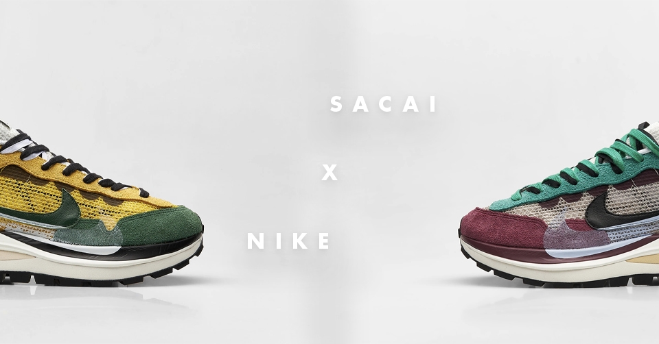 Sacai x Nike droppen deze week twee Vaporwaffle colorways