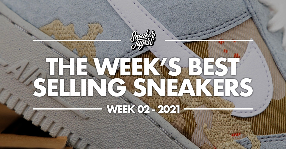 De 5 best verkochte sneakers van week 2 - 2021