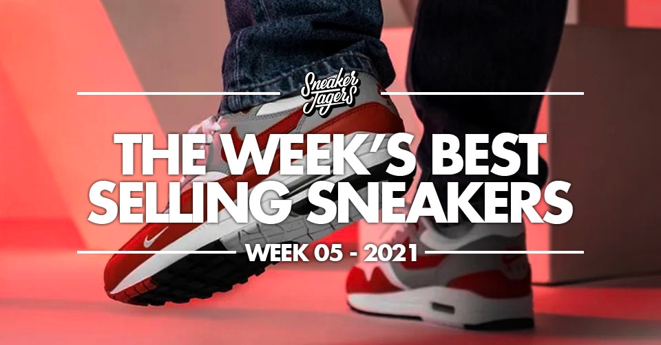 De 5 best verkochte sneakers van week 5 &#8211; 2021