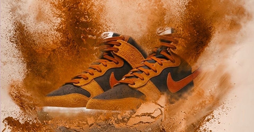 De Nike Dunk High &#8216;Dark Curry&#8217; wordt een hete release