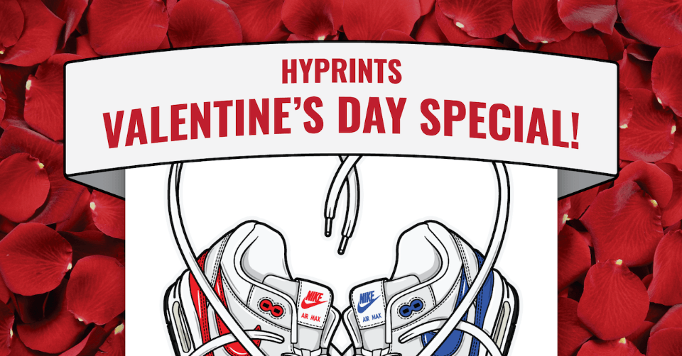 Hyprints Valentine&#8217;s Day Special Sneaker Art!