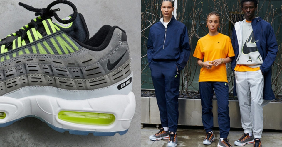 Kim Jones x Nike Air Max 95 mixen moderne technologie met beauty in dit nieuwe &#8216;Volt&#8217; en &#8216;Total Orange&#8217; design!