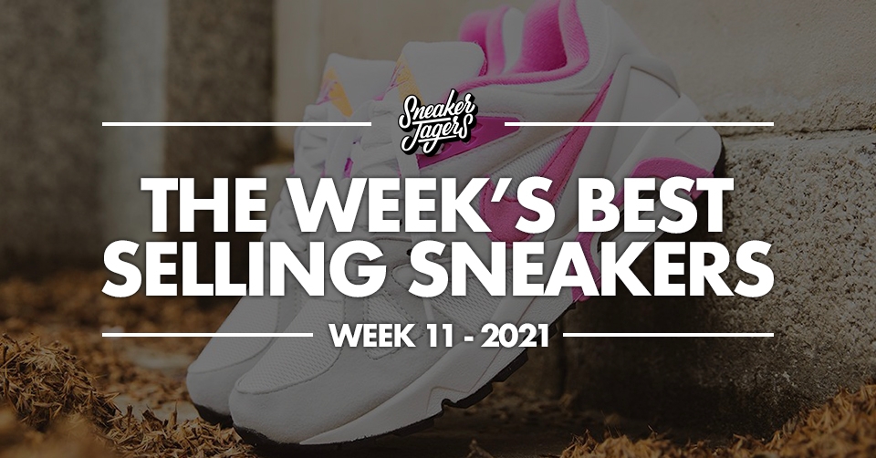 De 5 bestverkochte sneakers van Week 11 &#8211; 2021