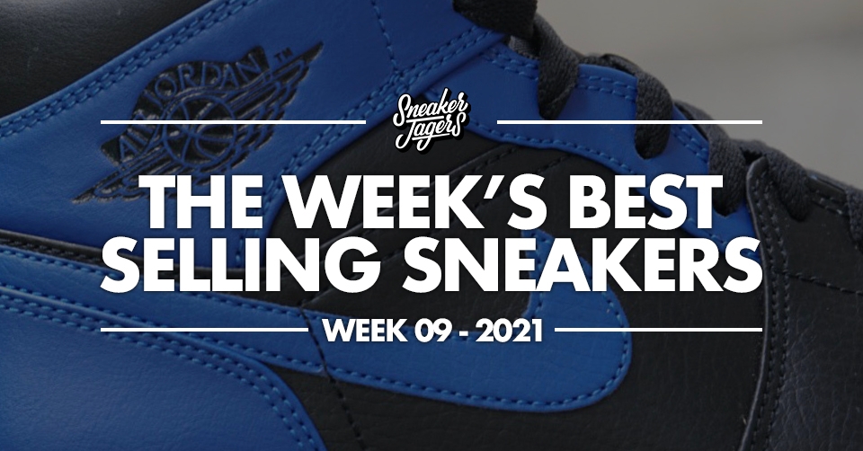 De 5 bestverkochte sneakers van week 9 &#8211; 2021