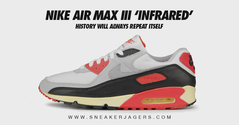 De iconische en revolutionaire Nike Air Max 90 OG &#8216;Infrared&#8217;