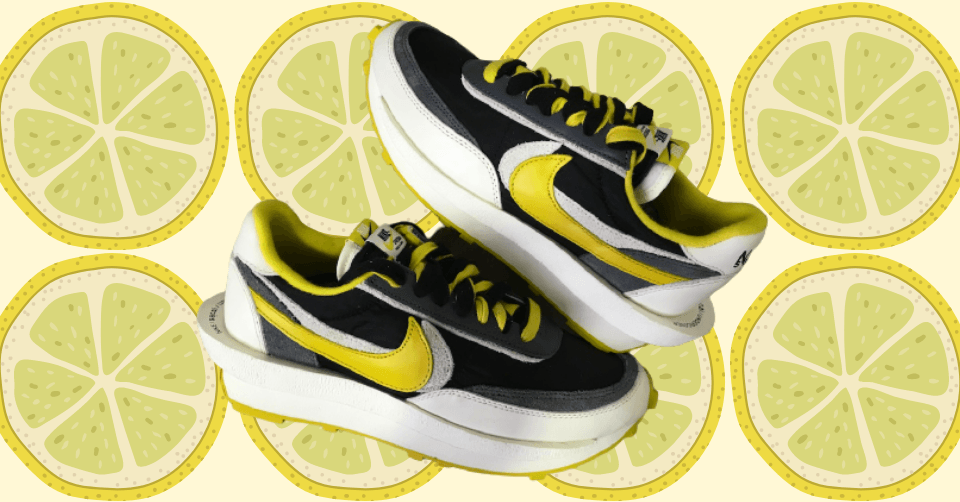 Undercover x Sacai x Nike LDWaffle &#8216;Bright Citron&#8217; 🍋: eerste beelden 👀
