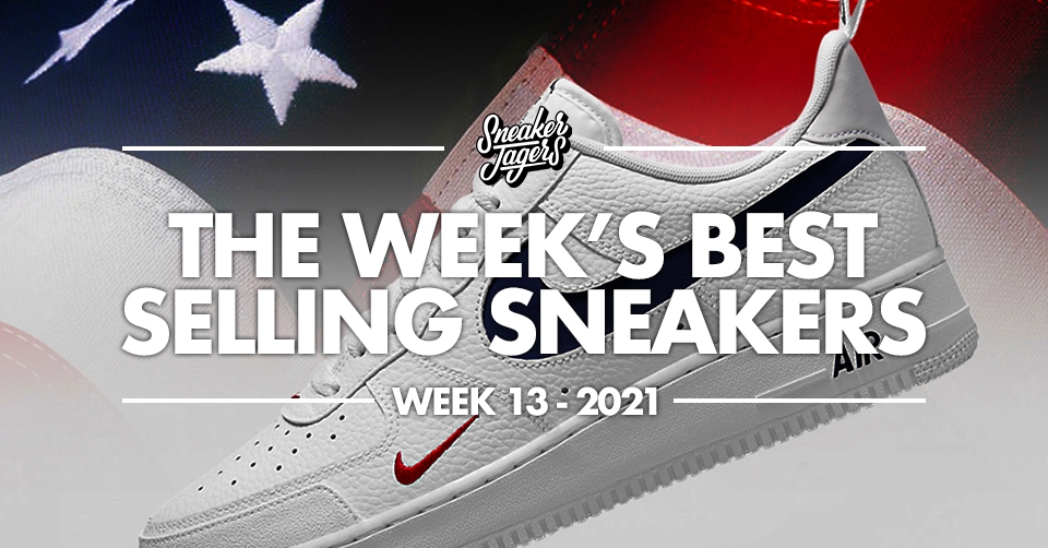 De 5 bestverkochte sneakers van Week 13 &#8211; 2021