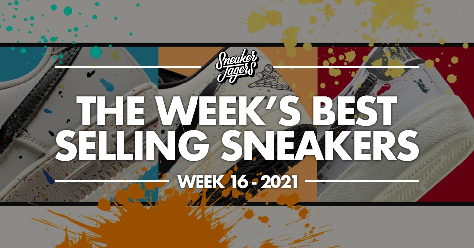 De 5 bestverkochte sneakers van Week 16 &#8211; 2021
