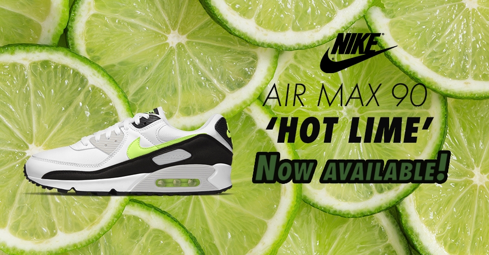 De OG Air Max 90 &#8216;Hot Lime&#8217; (1991) is eindelijk terug en nu verkrijgbaar