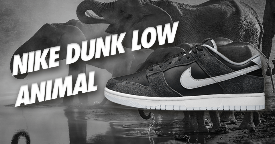 De tweede colorway van de Nike Dunk Low PRM Animal Pack in bekend