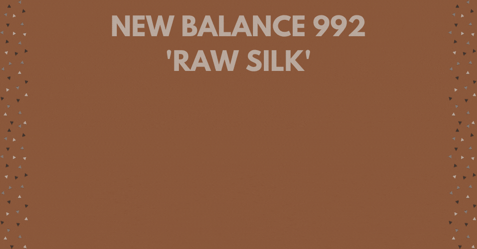 De New Balance 992 &#8216;Raw Silk&#8217; komt er aan voor de dames