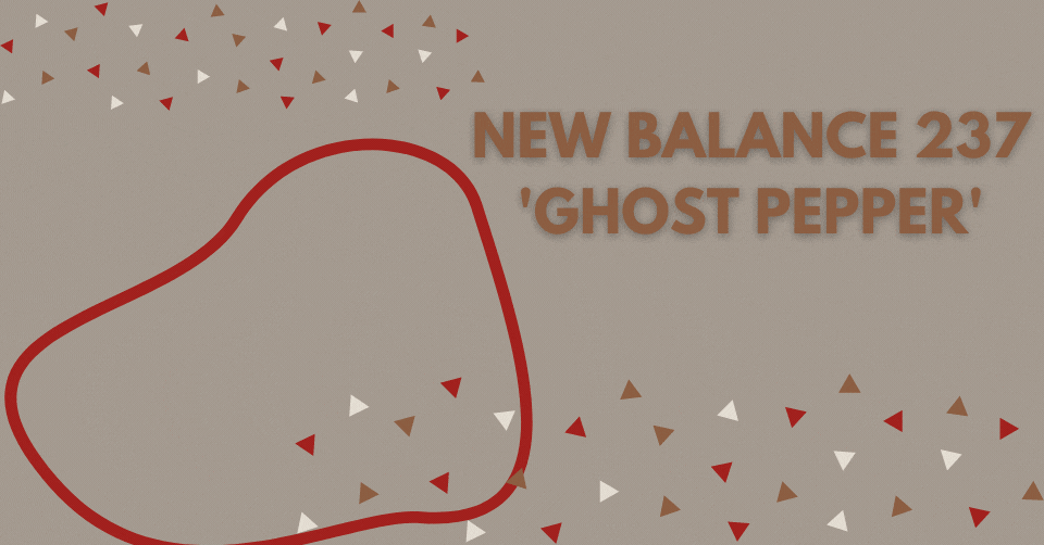 De New Balance 237 komt in een &#8216;Ghost Pepper&#8217; colorway 🌶️