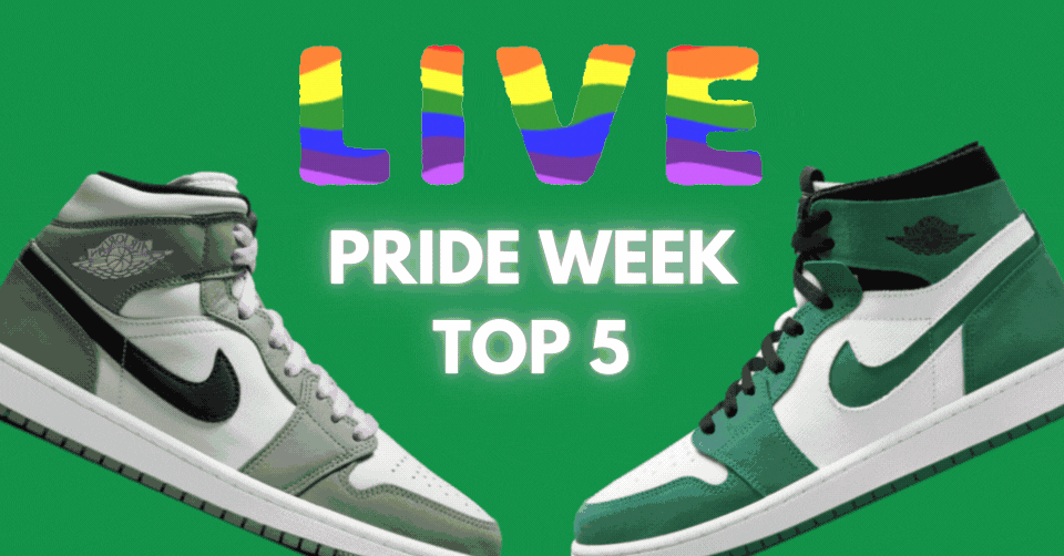 In de Rainbow Week vieren we Pride vandaag met groene sneakers 💚