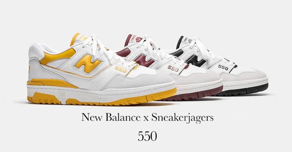 Sneakerjagers presenteert samen met New Balance het 550 'Premium' pack + giveaway 💥