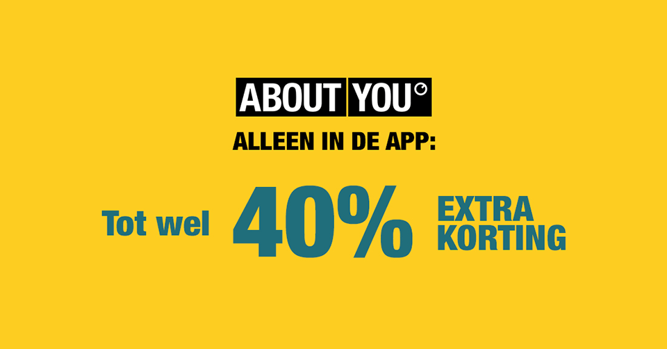 40% extra korting bij About You dit weekend 💸