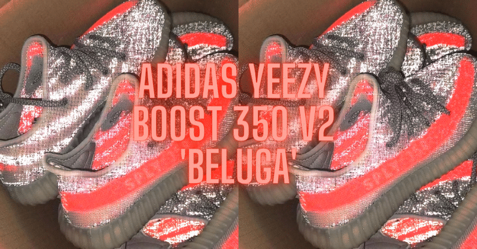 Bekijk de reflecterende adidas Yeezy Boost 350 V2 &#8216;Beluga&#8217;