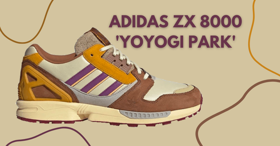 De adidas ZX 8000 &#8216;Yoyogi Park&#8217; is geïnspireerd op Tokyo
