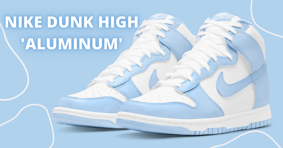 De officiële beelden van de Nike Dunk High &#8216;Aluminum&#8217;
