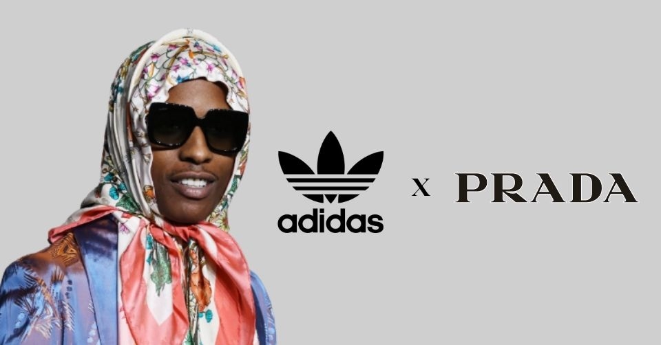 ASAP Rocky gespot in nieuwe sneaker Prada x adidas