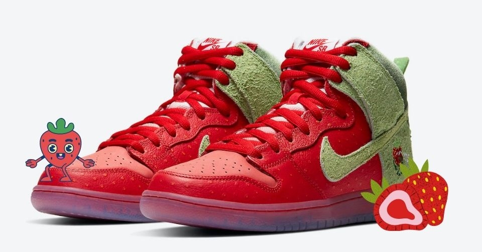 De Nike SB Dunk High in een &#8216;Strawberry Cough&#8217; komt bijna uit