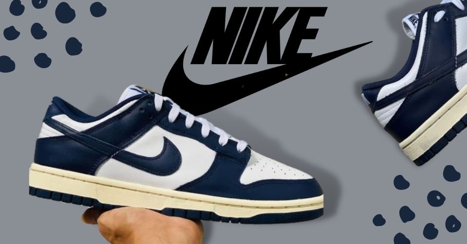 Nike komt met Dunk Low &#8216;Vintage Navy&#8217; colorway