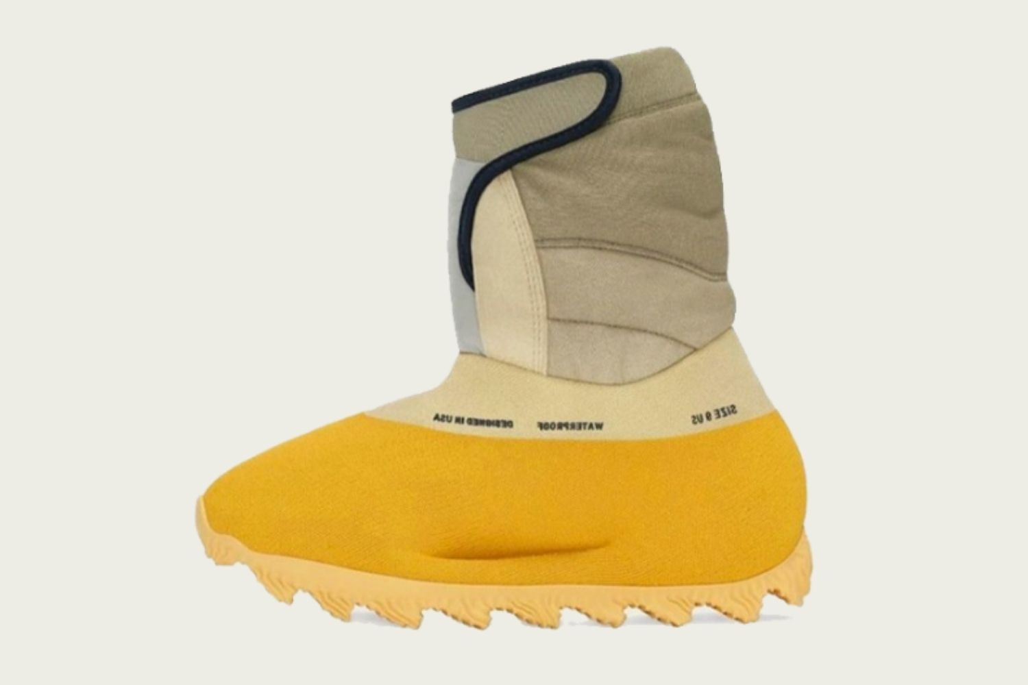 De adidas Yeezy Knit Runner Boot in een &#8216;Sulfur&#8217; colorway