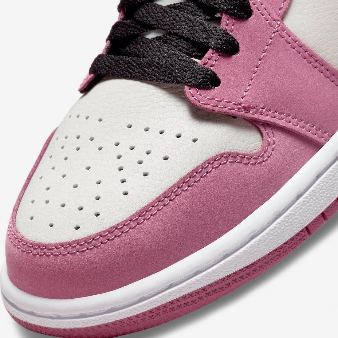 Air Jordan 1 Mid 'Berry Pink'