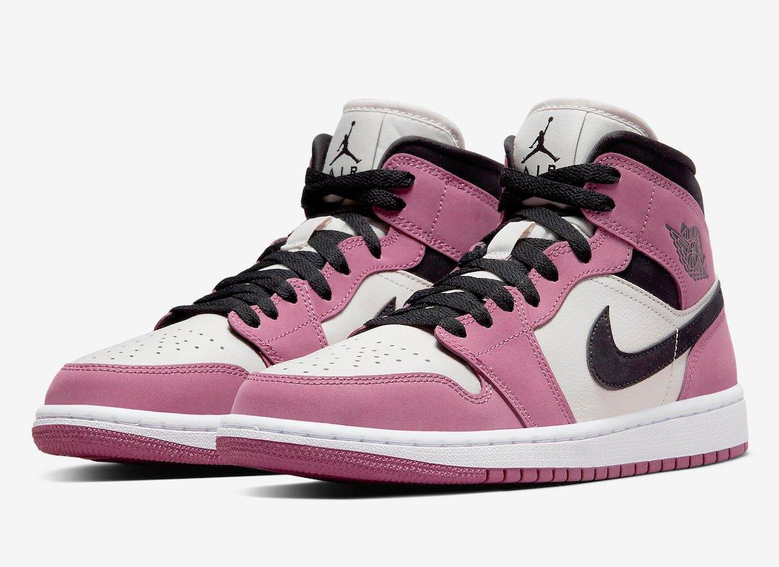 Air Jordan 1 Mid 'Berry Pink'
