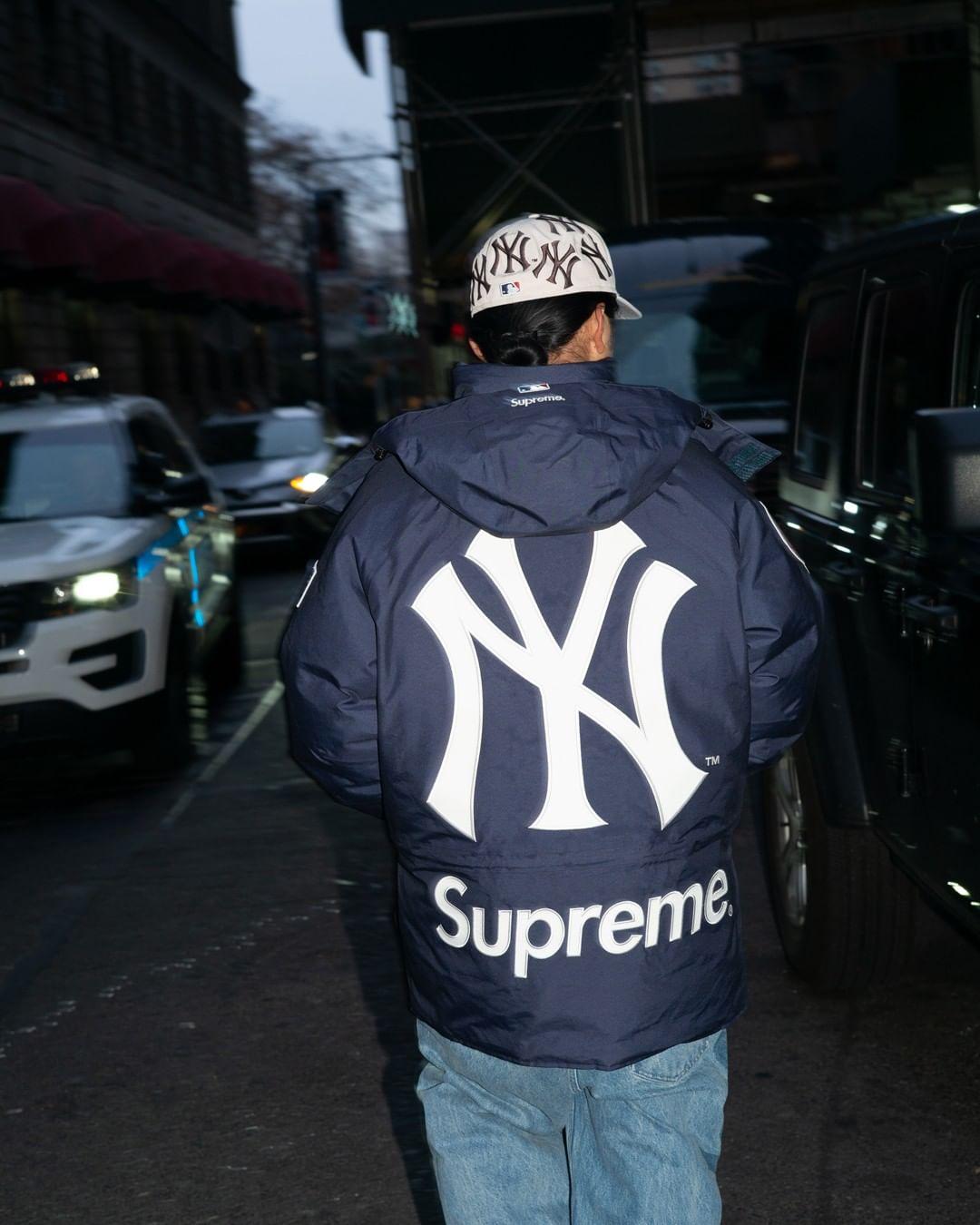 Supreme x MLB New York Yankees jacket