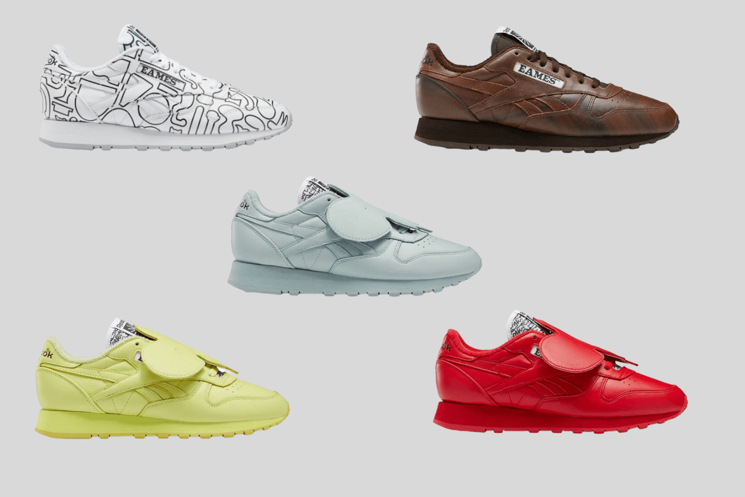 Eames x Reebok Classic Leather Collection