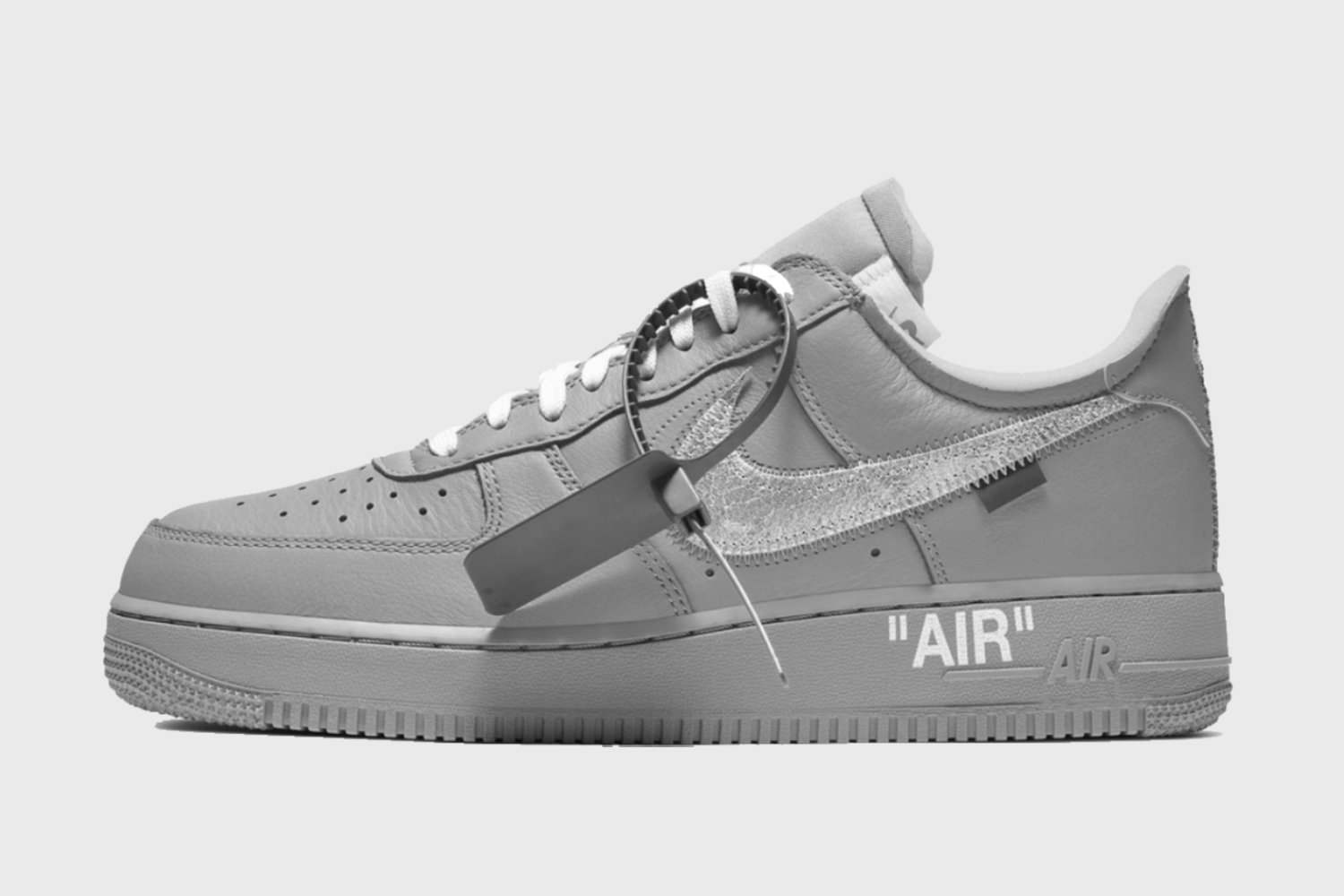 Geruchten van een Parijs exclusive OFF-WHITE x Nike Air Force 1 Low 'Grey'
