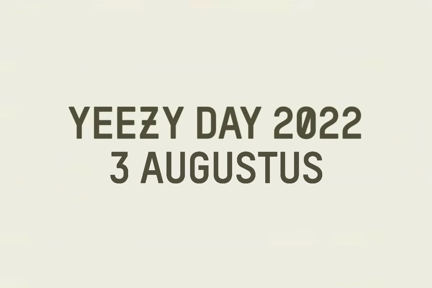 Maak je klaar voor Yeezy Day 2022