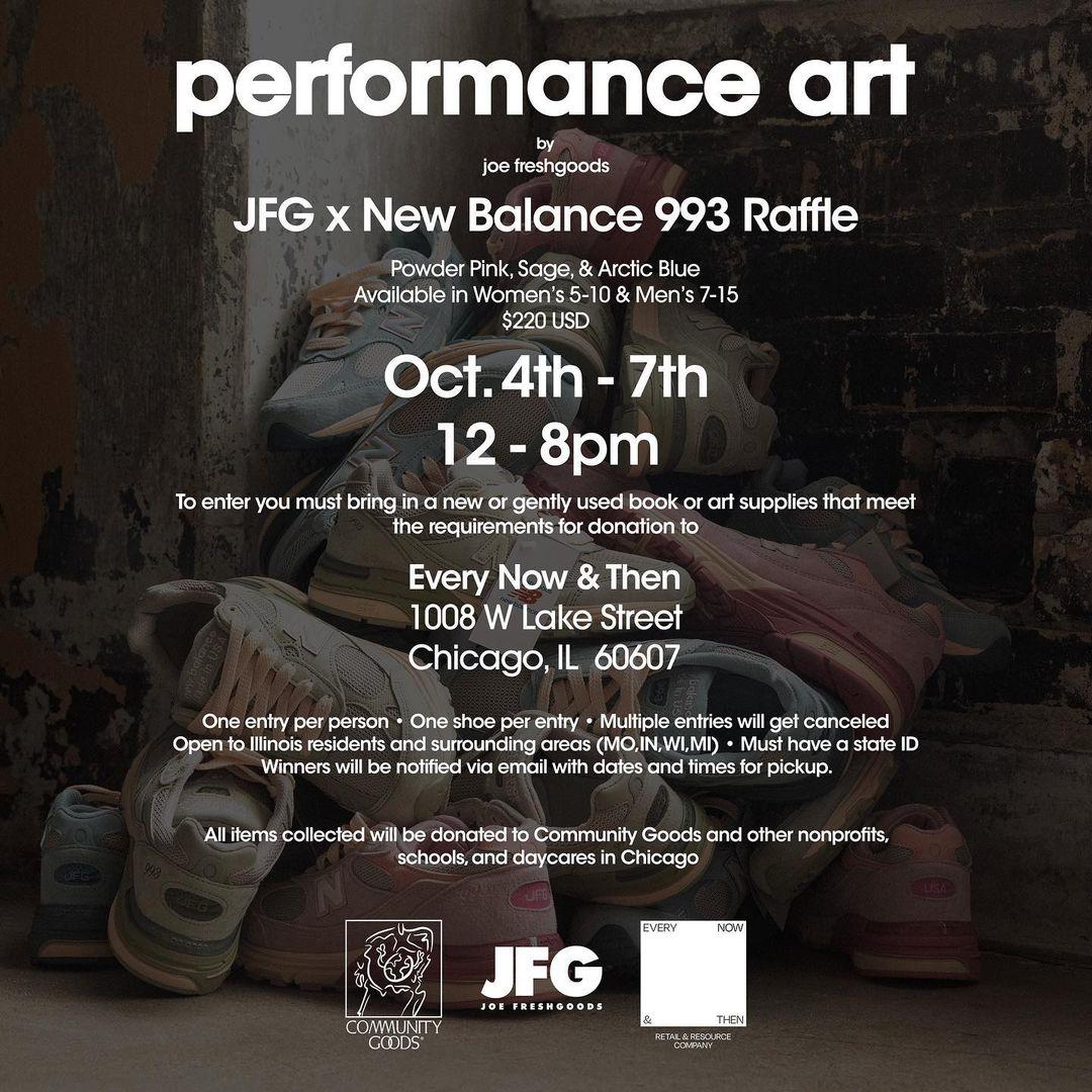 Joe Freshgoods x New Balance 993 “Performance Art”