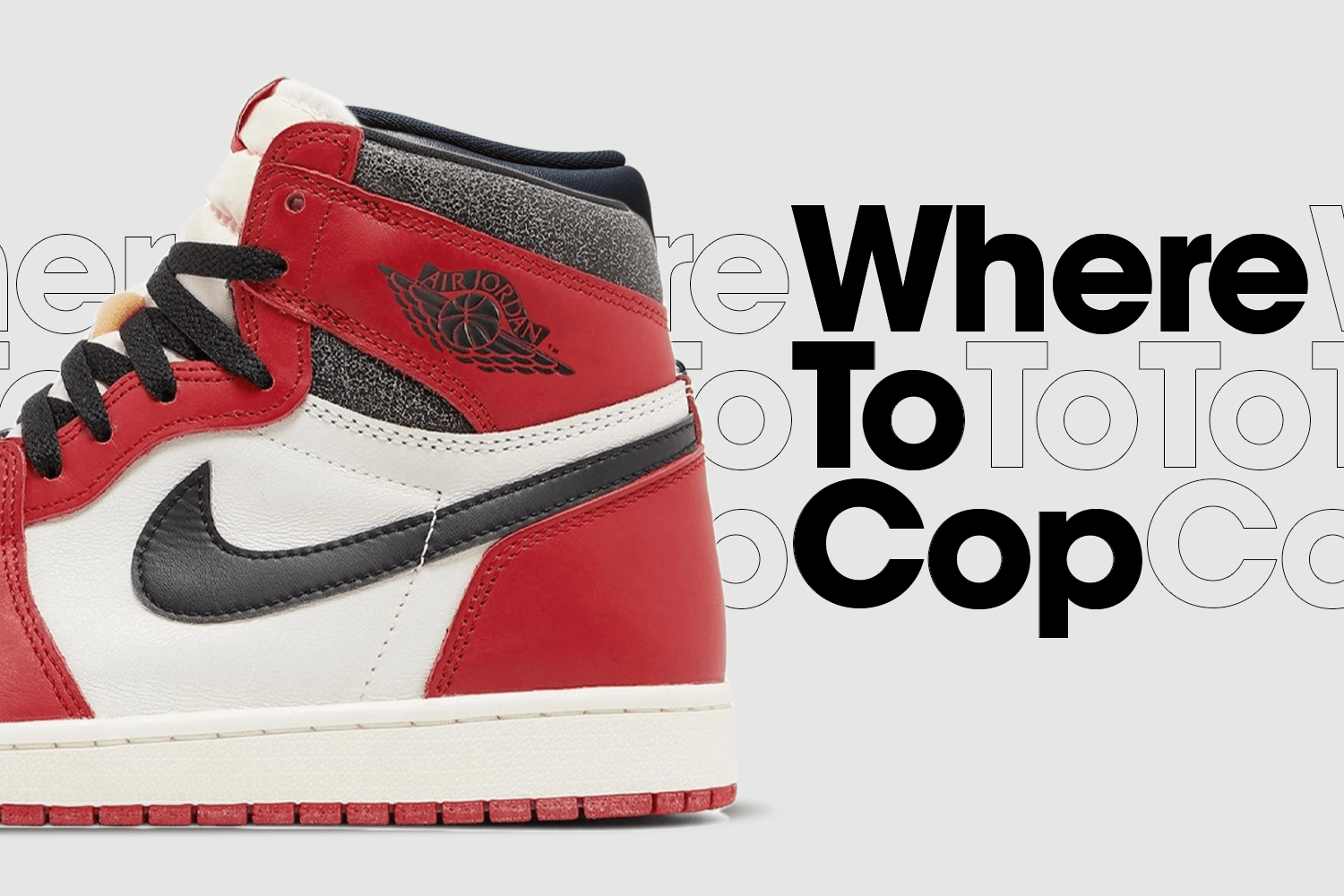 Where to cop: Air Jordan 1 Retro High OG 'Lost and Found'
