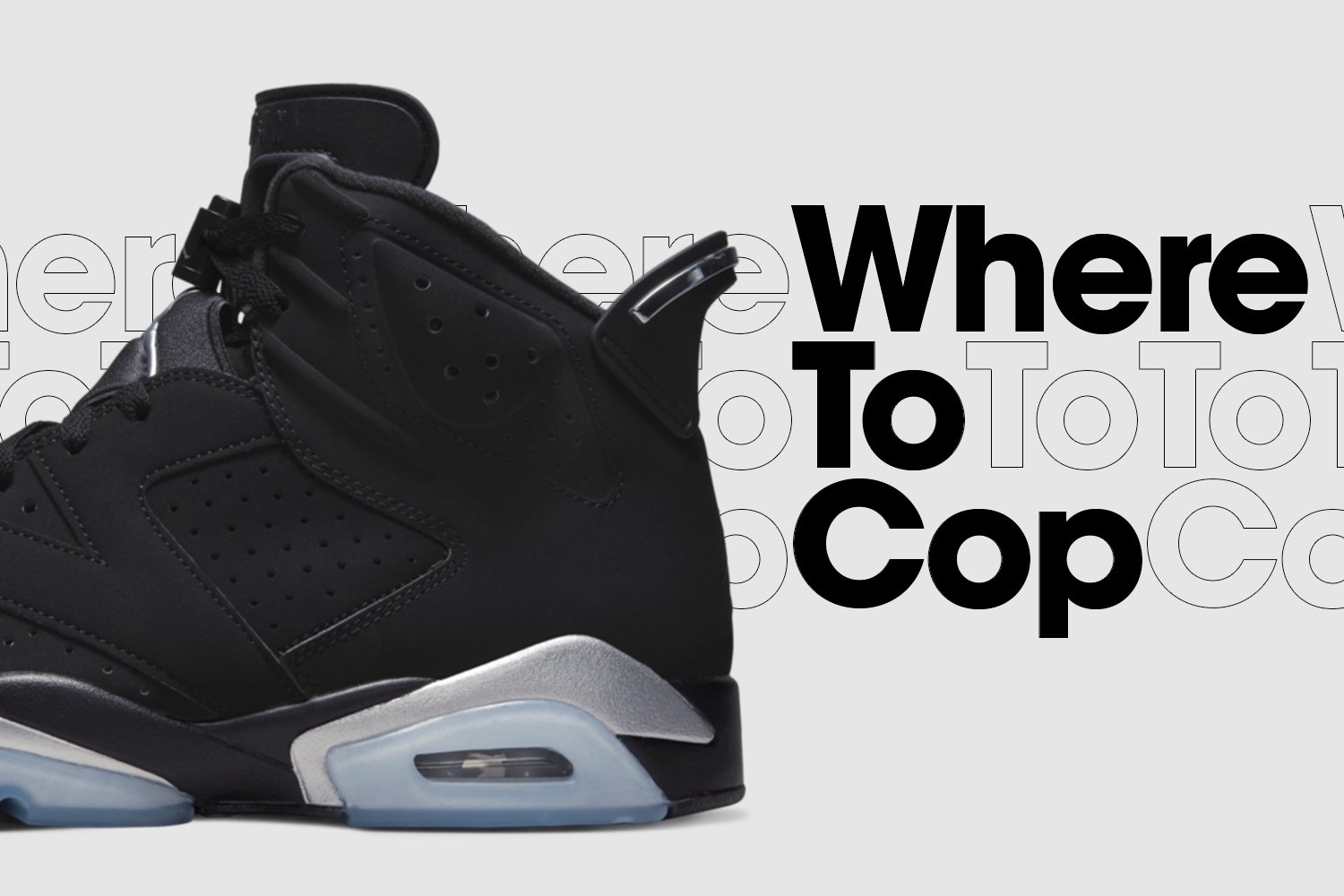 Where to cop: Air Jordan 6 Retro &#8216;Metallic Silver&#8217;