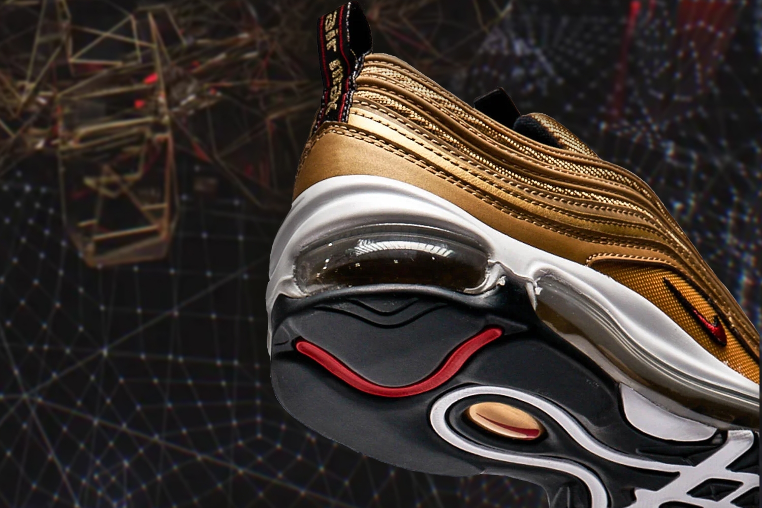 Profiteer van 23% op Nike Air Max 'Gold Bullet' 97 bij AFEW