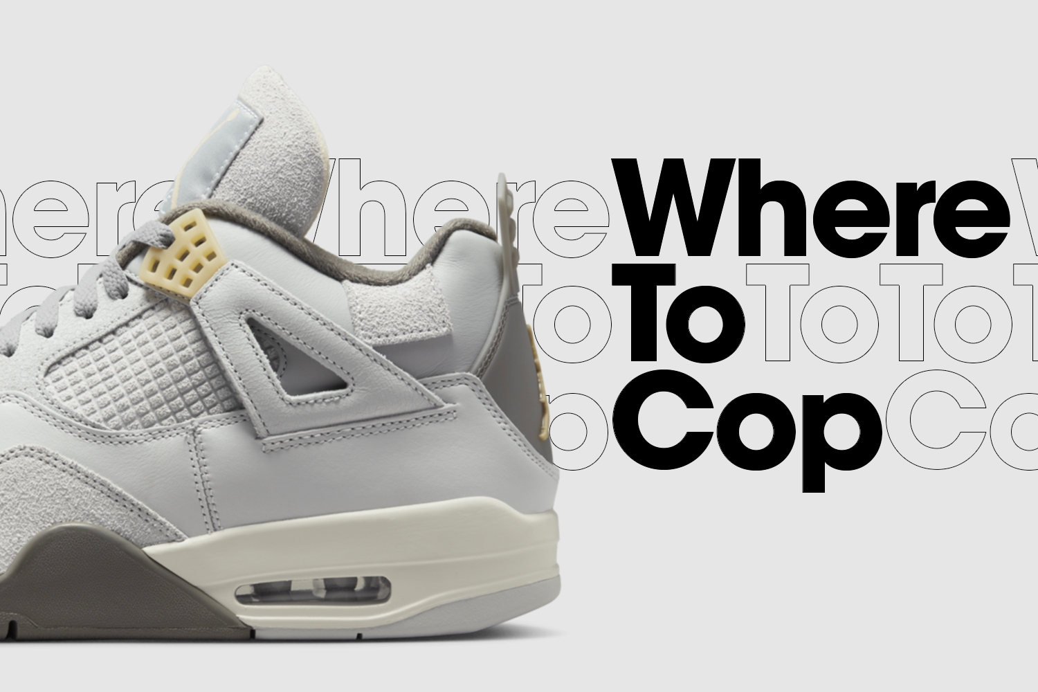 Where to cop: de Air Jordan 4 Retro SE Craft &#8216;Photon Dust&#8217;