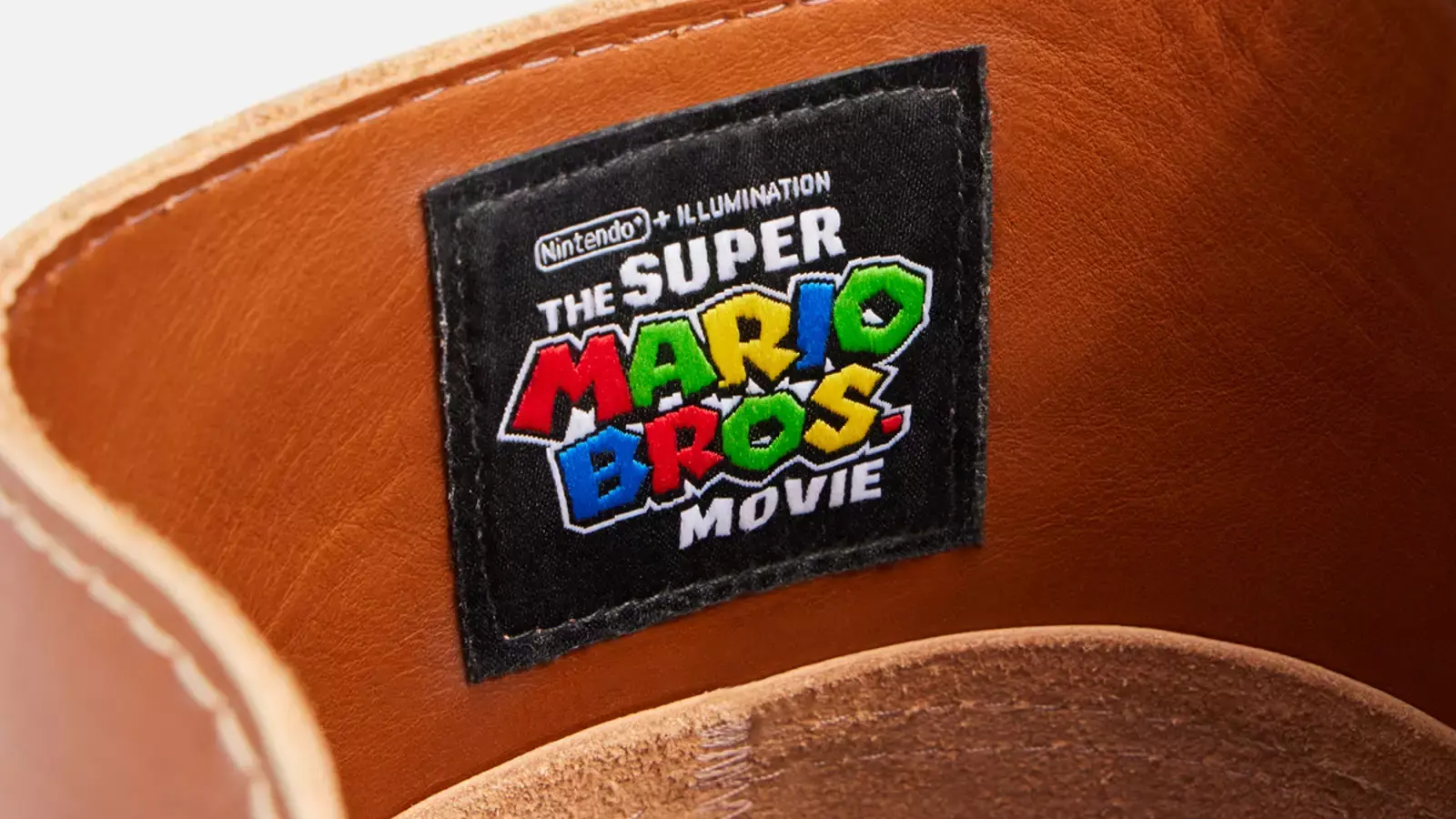 Mario's Shoe detail shot label