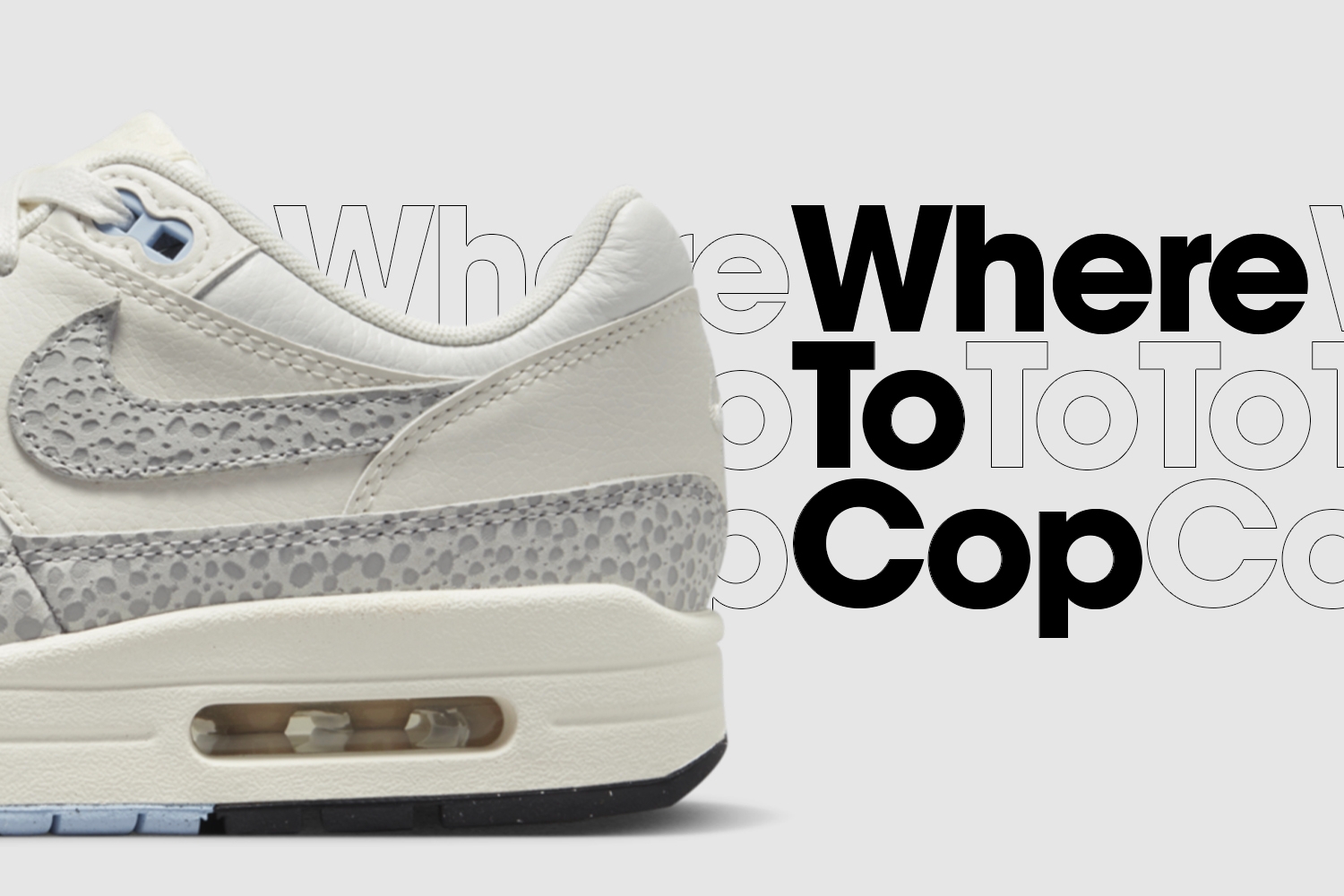 Where to Cop: de Nike Air Max 1 SFR &#8216;Summit White&#8217;