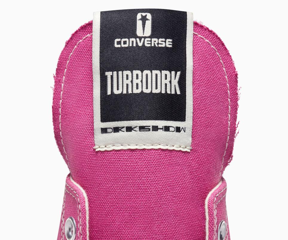 Converse x TURBODRK Chuck 70 Laceless 'Hot Pink' tonglabel