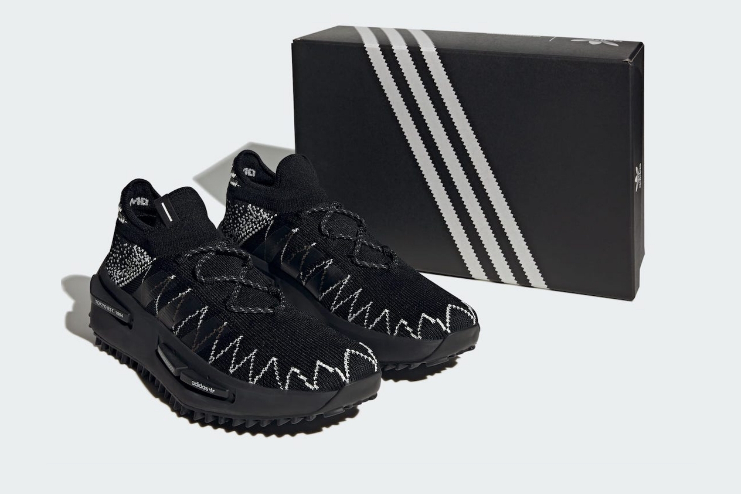 De NEIGHBORHOOD x adidas NMD_S1 Knit &#8216;Core Black&#8217; release