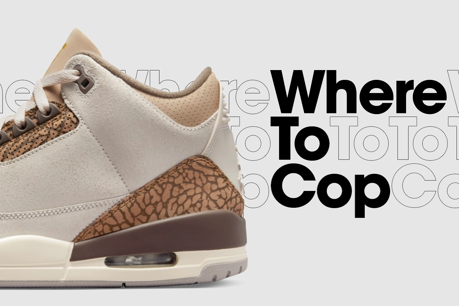 Where to cop: Air Jordan 3 Retro &#8216;Palomino&#8217;