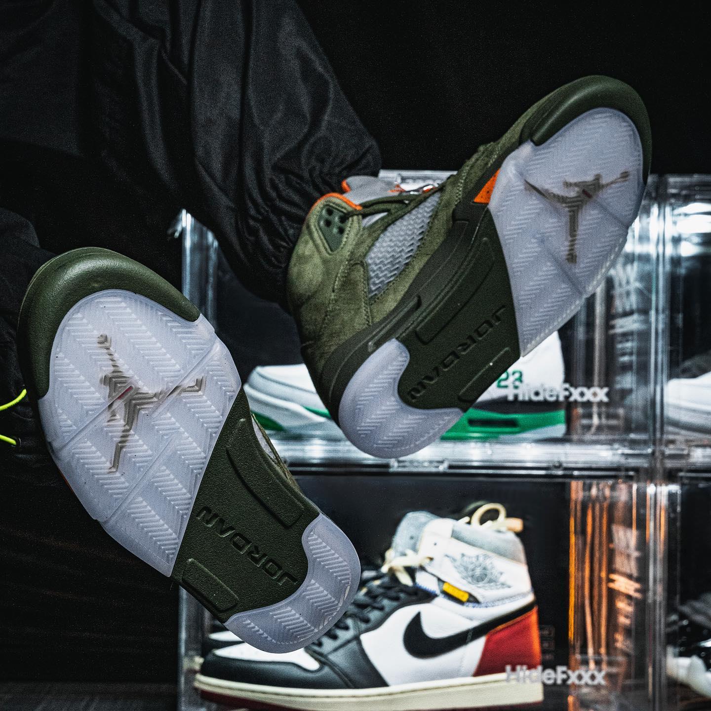 Nike Air Jordan 5 'Olive' buitenzool
