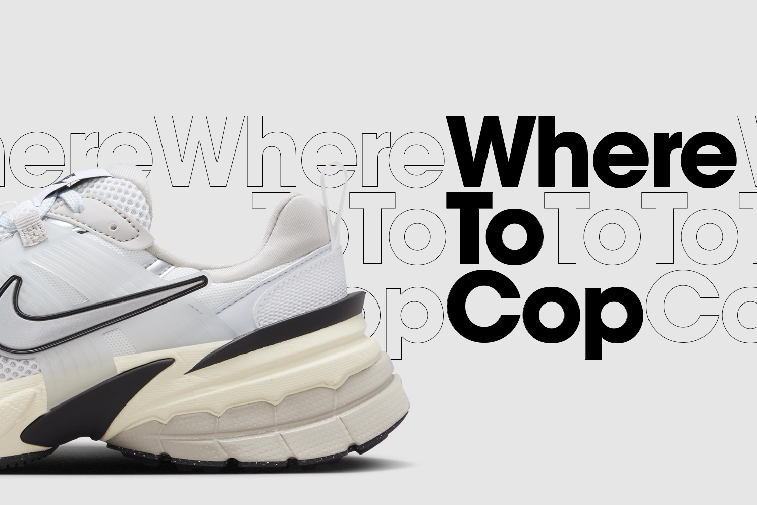 Where to cop: Nike V2K Run WMNS 'Summit White'