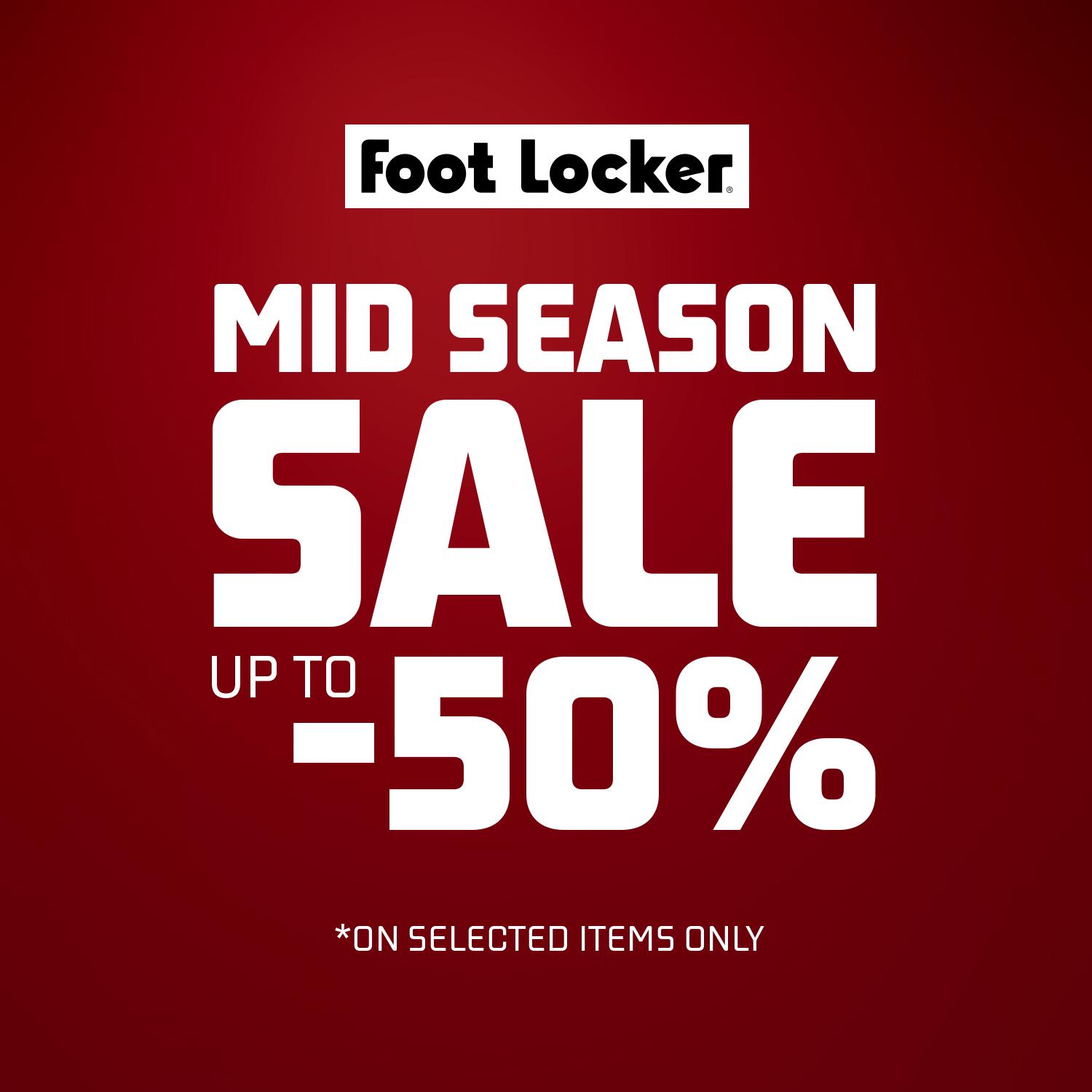 Foot Locker Mid Season Sale