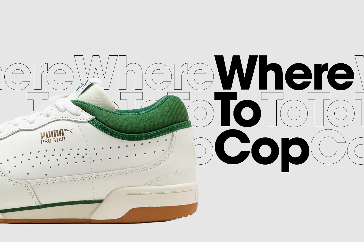 Where To Cop: Noah x PUMA Pro Star &#8216;White and Green&#8217;