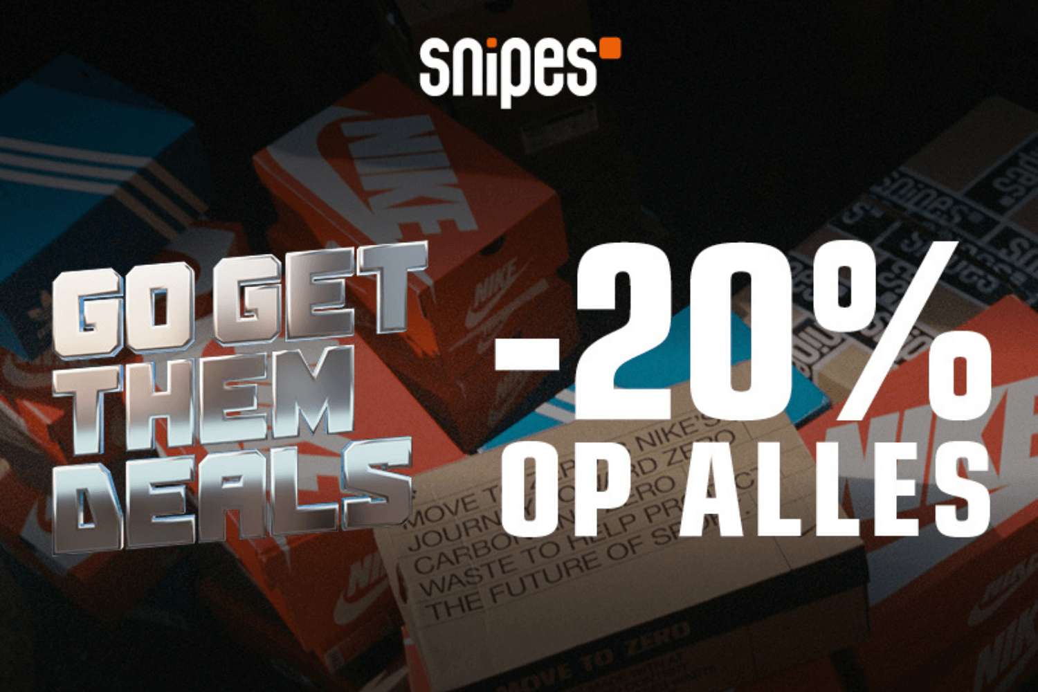 De Snipes Shopping Week komt met 20% korting