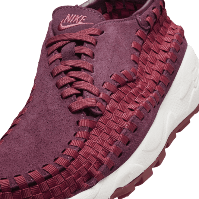 Nike Air Footscape Woven 'Night Maroon' details